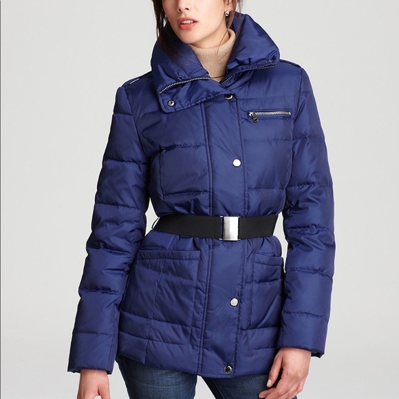 Andrew Marc New York blue puffer coat - Picture 1 of 5